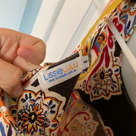 Patterned Sheath Dress - Picture 5 of 5